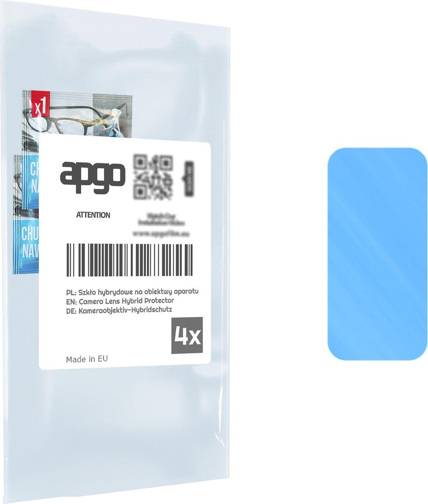 apgo 4 Stück Linsenschutz Kamera Schutzglas für Oukitel WP12 Pro Kameraschutz, 9H Kameraobjektiv Camera Lens Protector