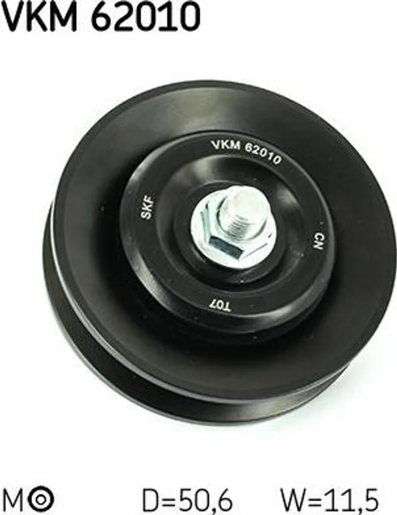 Rouleau Tendeur Robuste SKF VKM 62010, Qualité OE pour Nissan et NP300