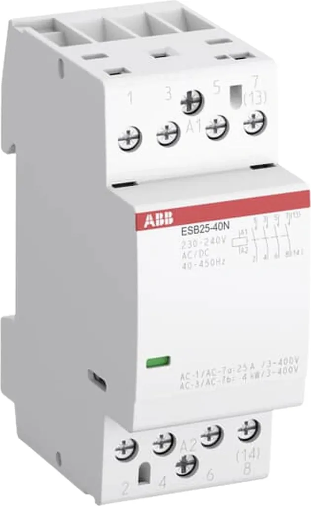 Contacteur pour Chauffage et Éclairage ABB ESB25-40N 4 Contacts Ouverts