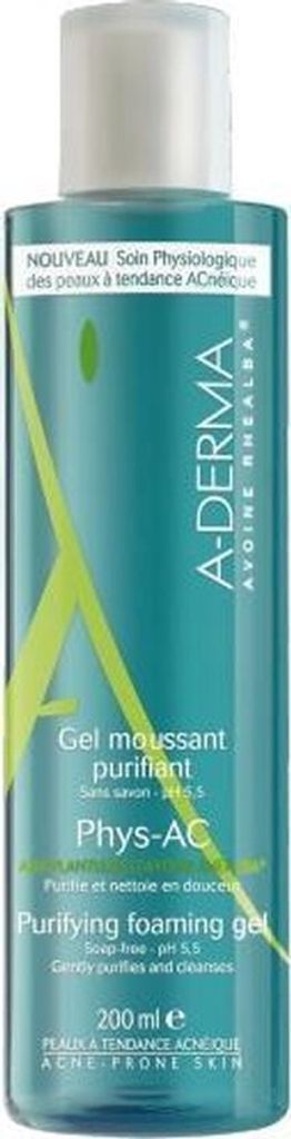 A-Derma Physac Reinigingsgel, 400 ml Productafbeelding 