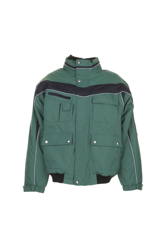 PLANAM unisex Arbeitsjacke PLALINE grün, schwarz Größe 4XL