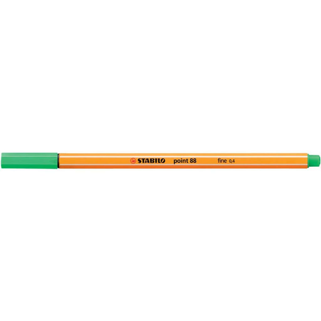Fineliner - STABILO point 88 - Einzelstift - smaragdgrün Produktbild 