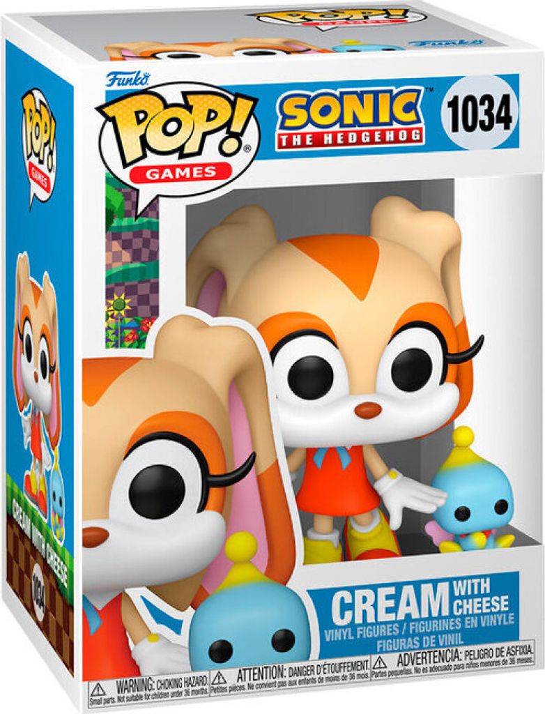 Funko Pop! Sonic The Hedgehog - Figurki Cream z Cheese, Immagine del prodotto 