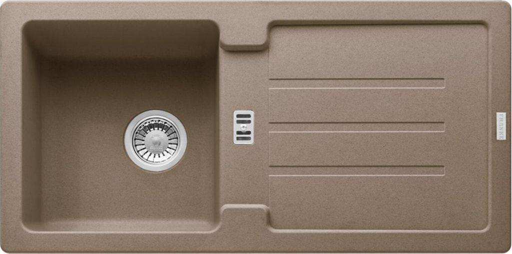 Franke Spüle STRATA STG 614 Cashmere mit Stopfenventil / Produktbild 