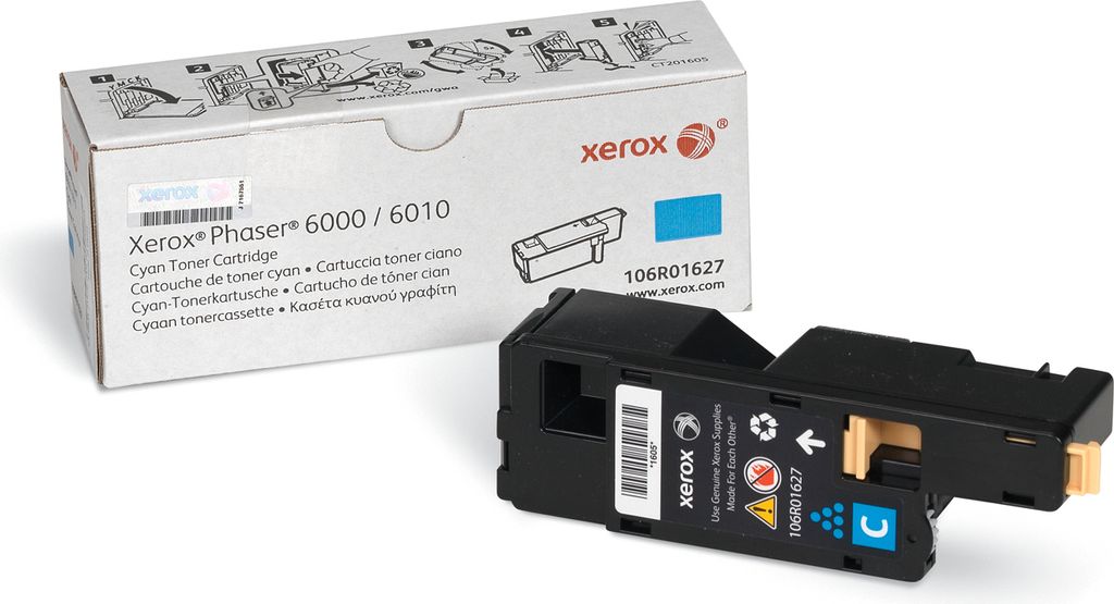 Original Tintenpatrone Xerox 106R01627            Türkis Produktbild 