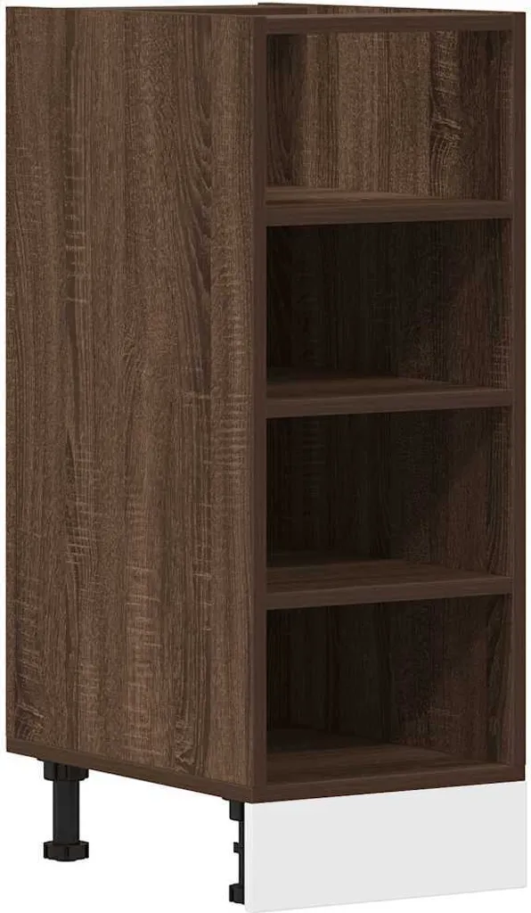 SYFAX™ Armadio Inferiore “Riga” Rovere Marrone 30x44,5x81,5 cm