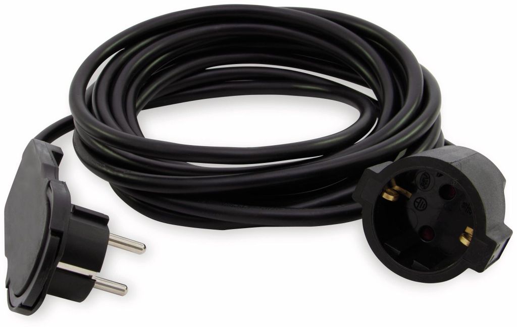 REV Schutzkontakt-Verlängerung Smart, mit Flachstecker, 5 Produktbild 