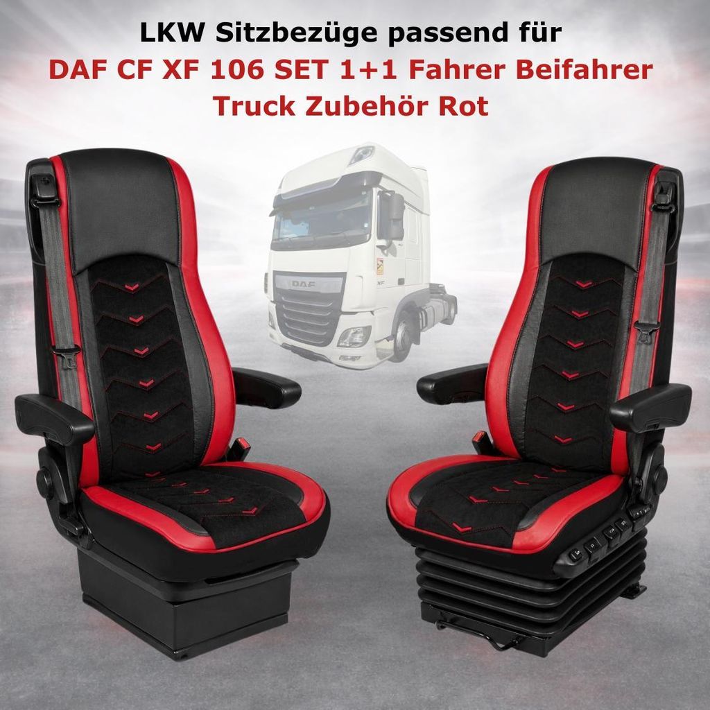 Pokrowce na siedzenia do ciężarówek, pasujące do DAF CF XF Zdjęcie produktu 