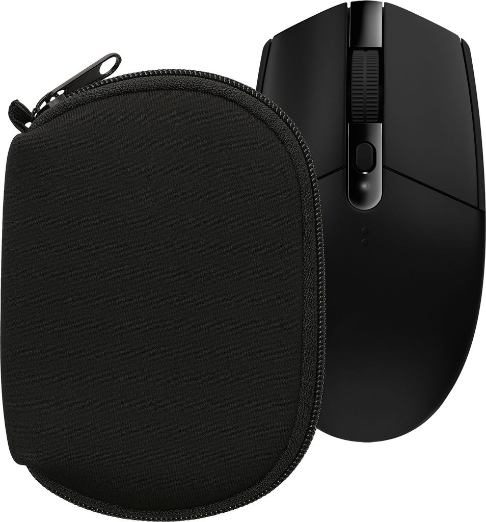 kwmobile Hülle kompatibel mit Logitech G305 LIGHTSPEED - Neopren Hülle für PC Mouse Schutzhülle - Computer Maus Tasche - Neopren Tasche für PC...