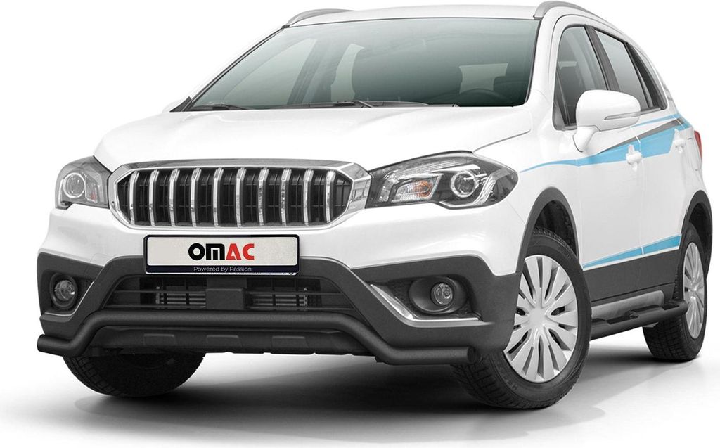 Frontbügel Frontschutzbügel Schutz für Suzuki SX4 S-Cross 2016-2022 ABE Schwarz
