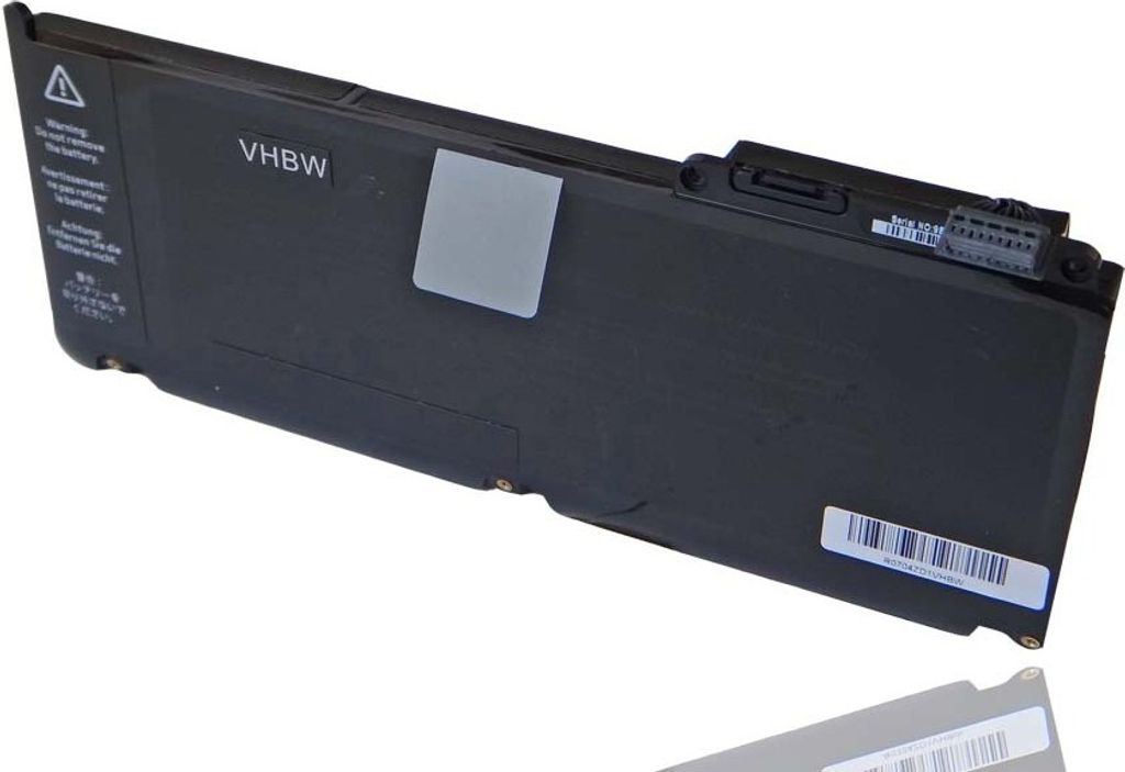 vhbw Akku kompatibel mit Macbook Air MC234LL/A 13.3, MC233LL/A 13.3 Notebook (5400 mAh, 10,95 V, Li-Polymer)