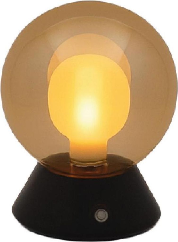 Luxus - Touch-Tischlampe - Nora - Schwarz - H16 x Ø12