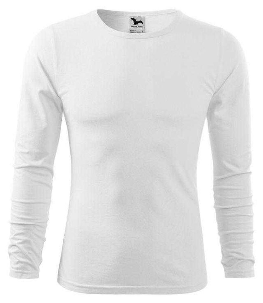 Adler - T-Shirt für Herren, Anliegend, Langärmlig PP10111 (L) (Weiß)