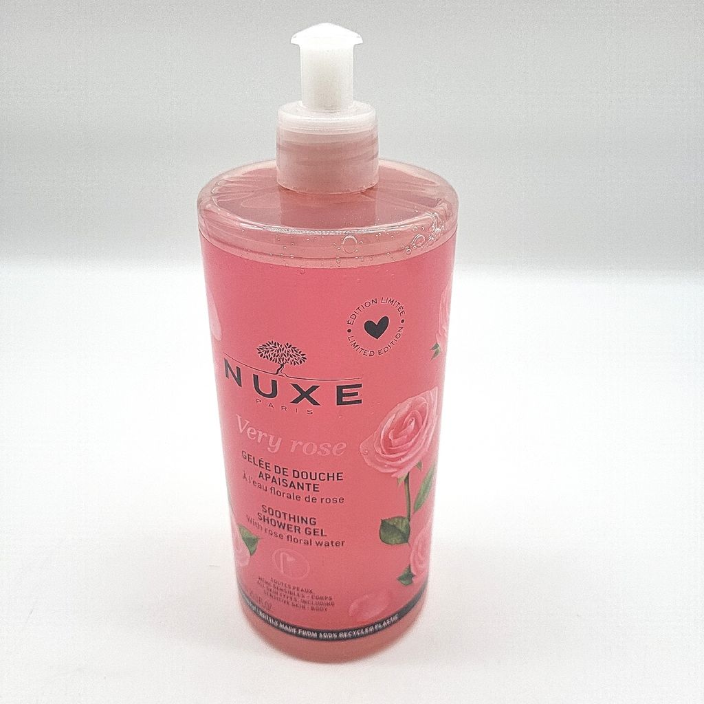 Gel douche NUXE Very Rose 750 ml Soin apaisant volumateur Image du produit 