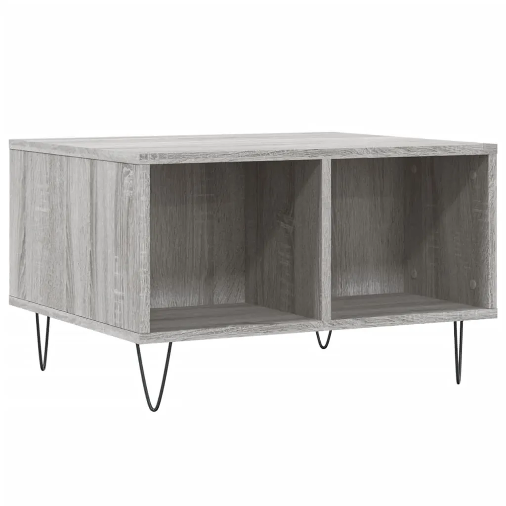 Tavolino Grigio Sonoma 60x50x36,5 cm | Salotto Moderno Legno