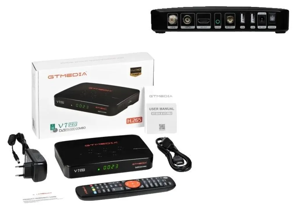 Récepteur Satellite Full HD 1080P GTMEDIA V7 Pro DVB-S2X Multi-Stream Performant