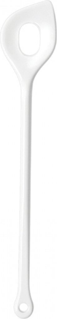 WACA 0225 Spitz-Lochlöffel Küchenhelfer Mehrwegartikel 310 mm, Farbe:weiß