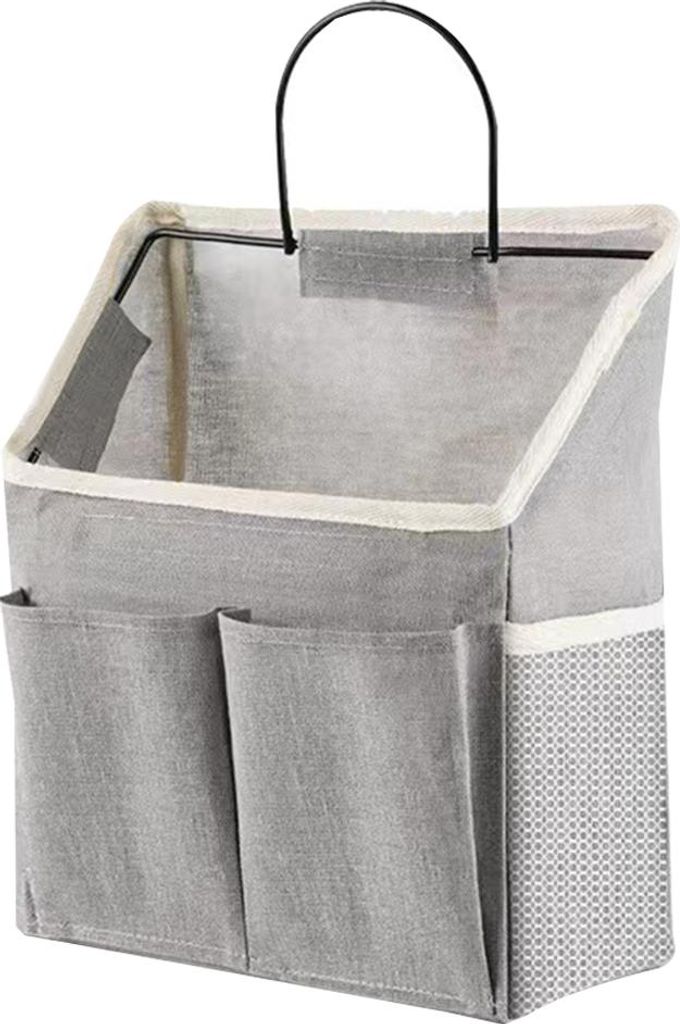 2er-Pack Wandaufhänger-Aufbewahrungstasche, Wandaufhänger-Organizer-Korb mit Taschen