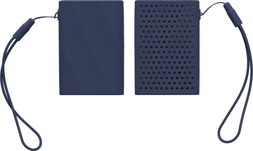 kwmobile Hülle kompatibel mit Samsung Portable SSD T9 Festplatte - Silikon Schutzhülle für portable SSD - in Dunkelblau