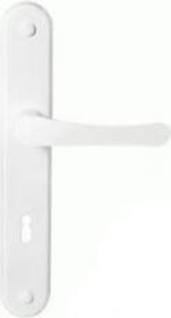 Weiss Lackierter Türgriff 90Mm Für Zylinder - Mp Kl D9Y Bi