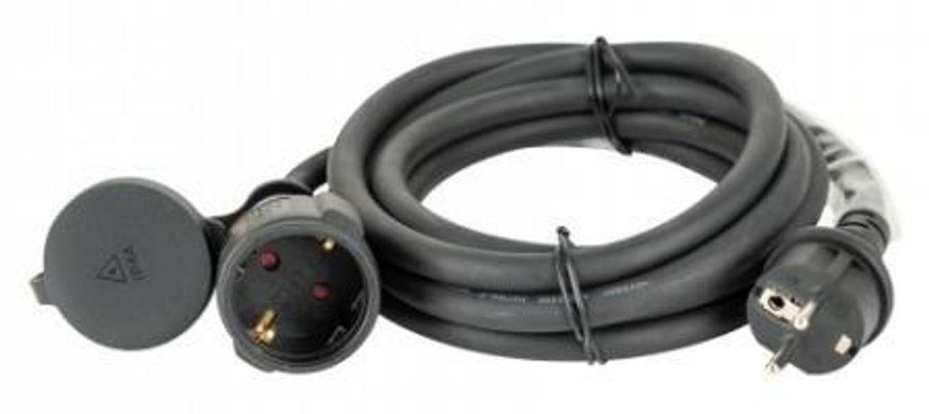H07RN-F 3G2.5 Schuko verlengkabel, 5 meter Productafbeelding 
