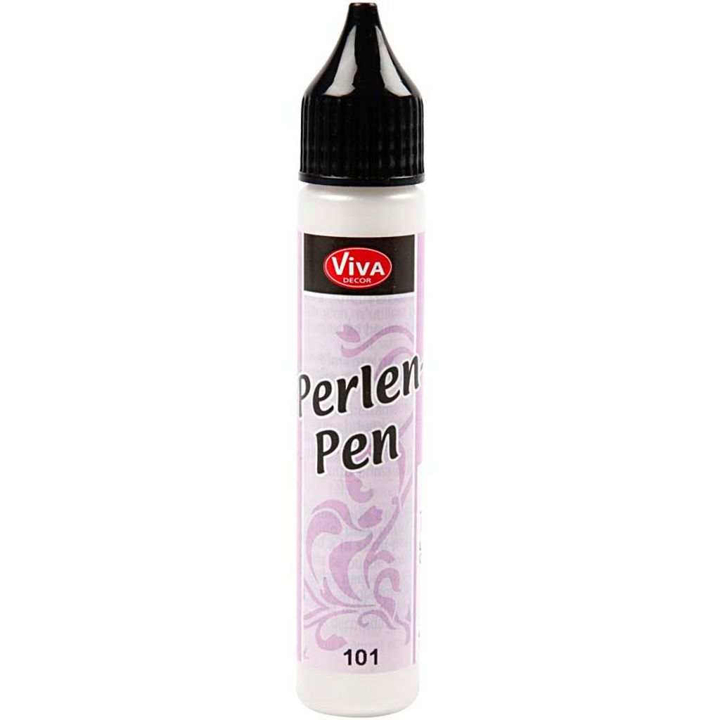 ViVA DECOR Perlen Pen 28 ml eisweiß Produktbild 
