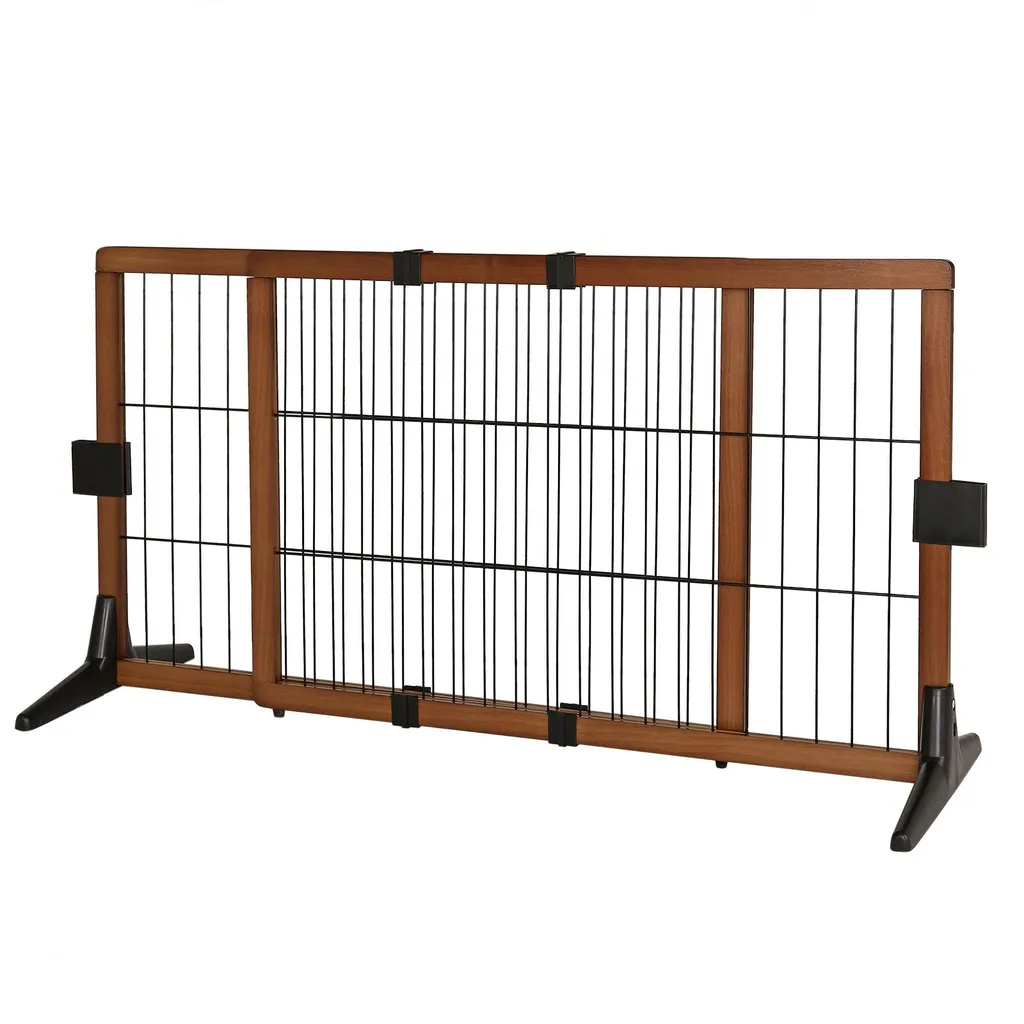 lionto Barriera Sicurezza Cani 50cm - Legno Pino Alta Qualità