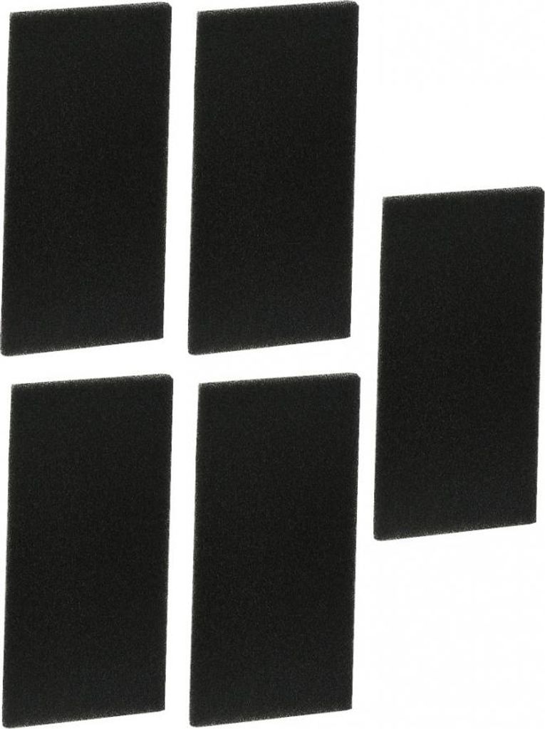 Comedes Ersatzfilterset einsetzbar statt Schaumfilter HX 481010354757, 5er Set