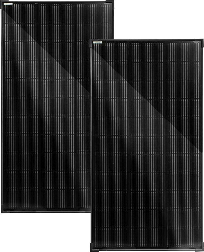 Solarmodul 120 Watt Mono 18V Full Solarpanel Solarzelle Produktbild 