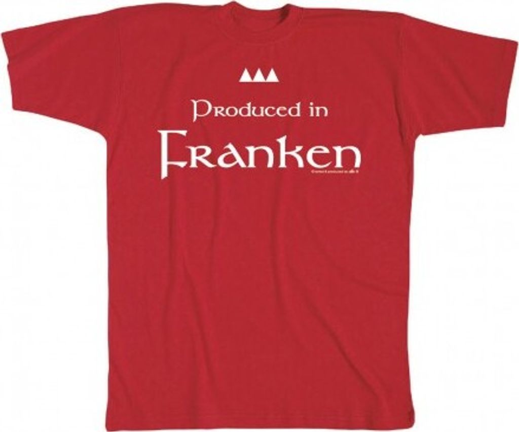 Kinder T-Shirt mit Print - Produced in Franken - 08123 - Produktbild 