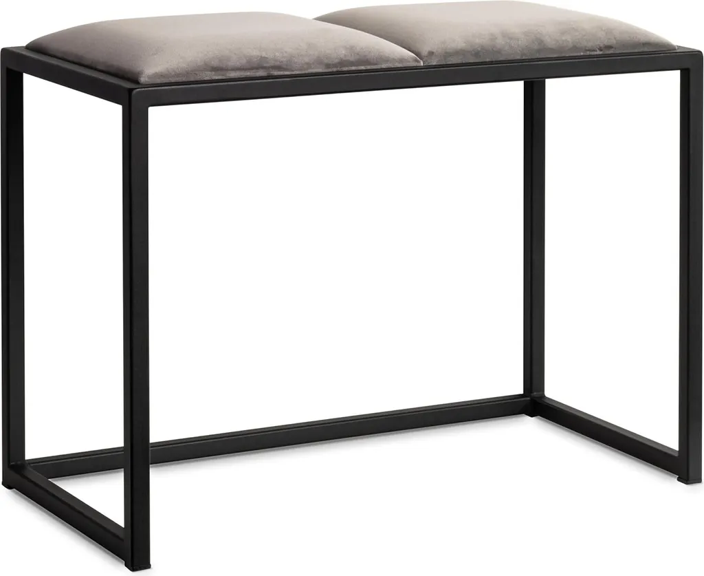 Banc d'entrée gris 64,5 cm : fini le désordre dans votre couloir