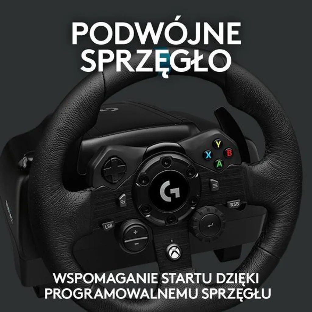 Volant de course Logitech G923 Trueforce de simracing pour Xbox et PC - 33