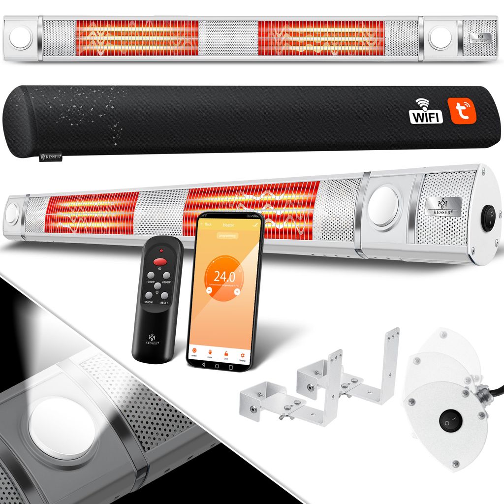 Riscaldatore a infrarossi KESSER® 3000 W IR-Gastro-Bar con Immagine del prodotto 