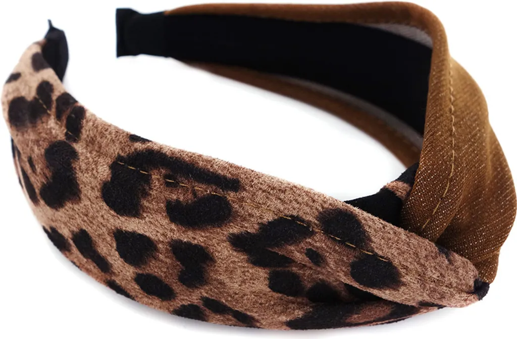 Must-Have: Fascia axy HR34b Leopardata e Jeans per Capelli al Top