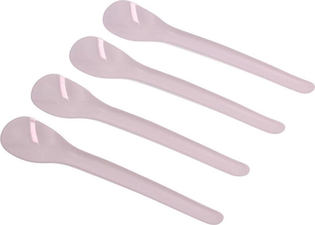 Fackelmann Eilöffel 14 cm transparent oder weiß 4 Stück