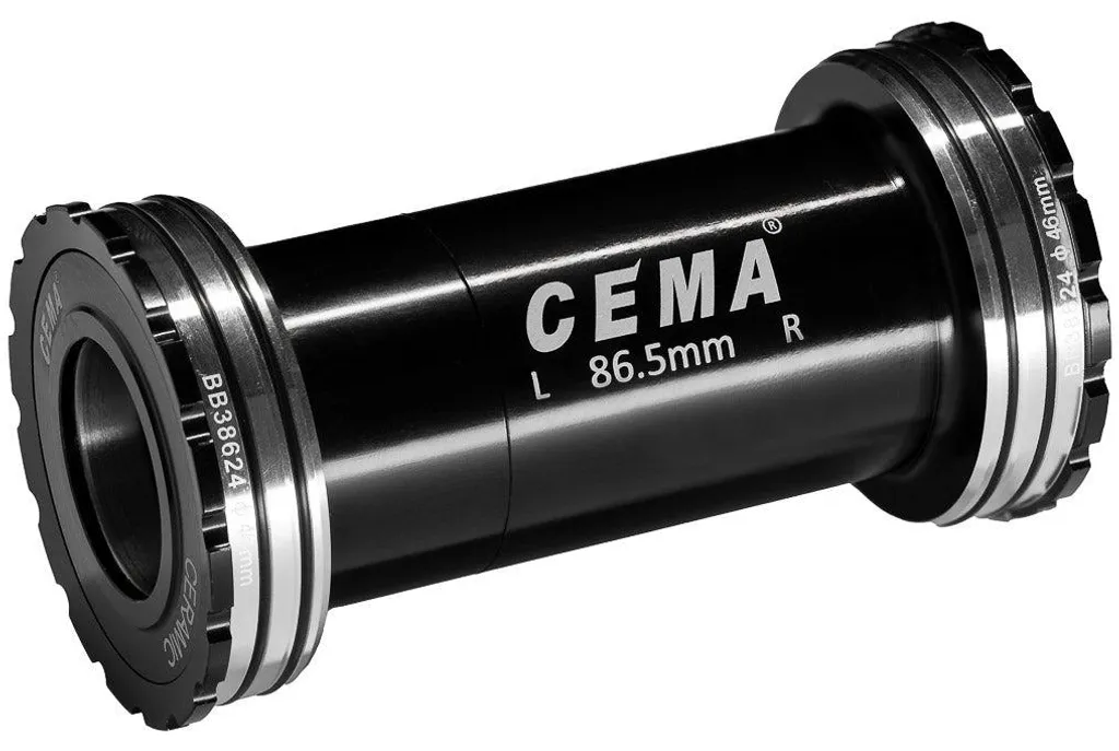 Boîtier Pédalier Cema BB386 pour Montage Shimano sur Cadre Route