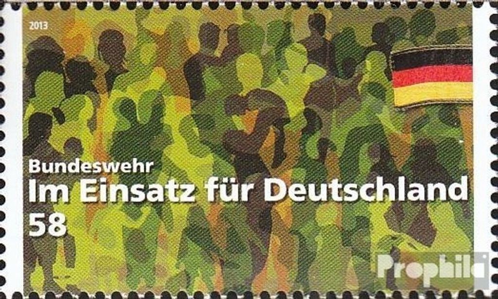 Briefmarken BRD (BR.Deutschland) 2013 Mi 3015 (kompl.Ausg.) postfrisch Bundeswehr