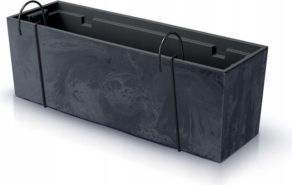 Balkonblumentopf Urbi Betoneffekt DUC600EW | Anthrazit Produktbild 