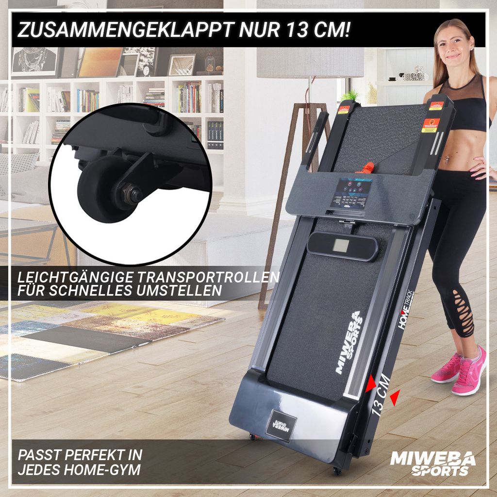 Miweba Sports Profi Laufband HT500 | Elektrisch - Klappbar Produktbild 6