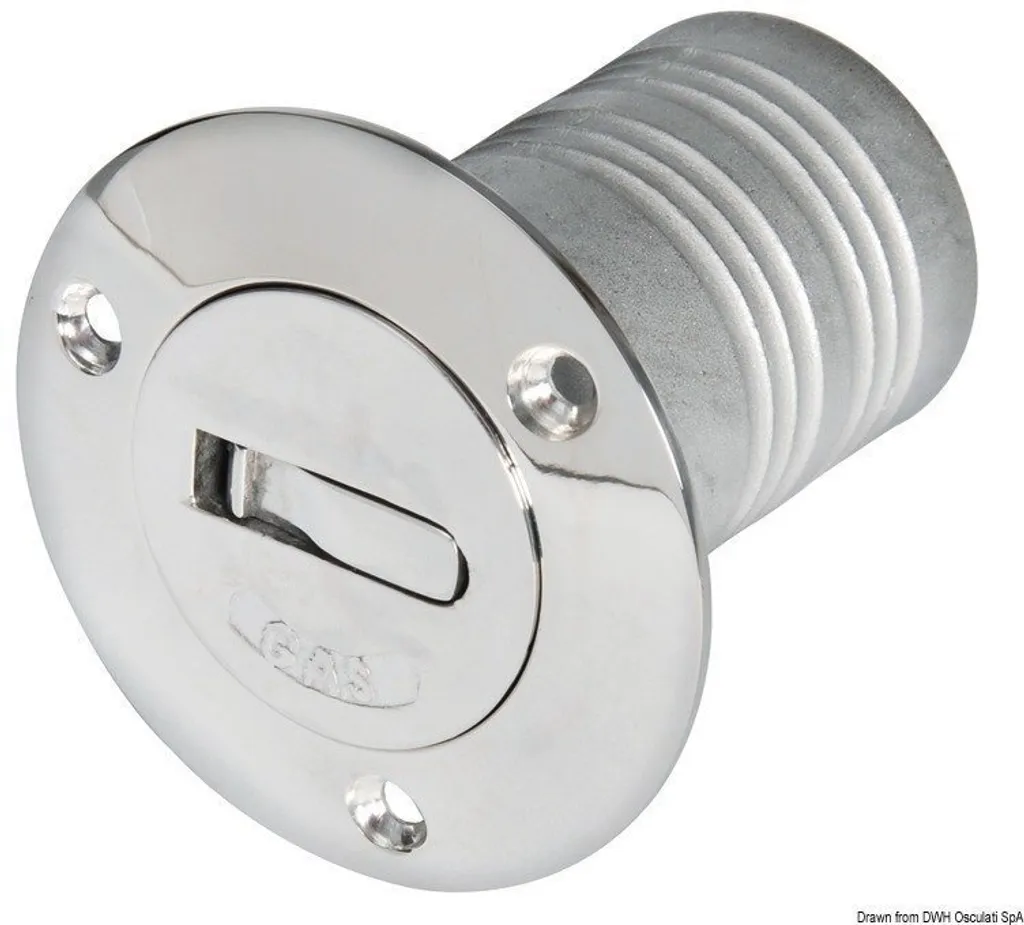 Osculati Deck Plug Water 38 mm - Robinet de pont avec bec verseur intégré