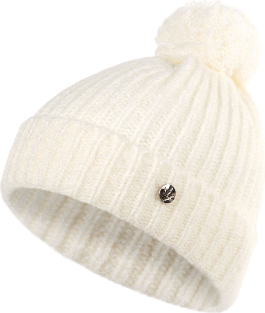 Damen Wintermütze, Bommelmütze,HEYO Strickmütze Beanie Warme Mütze für Winter HCD003 écru