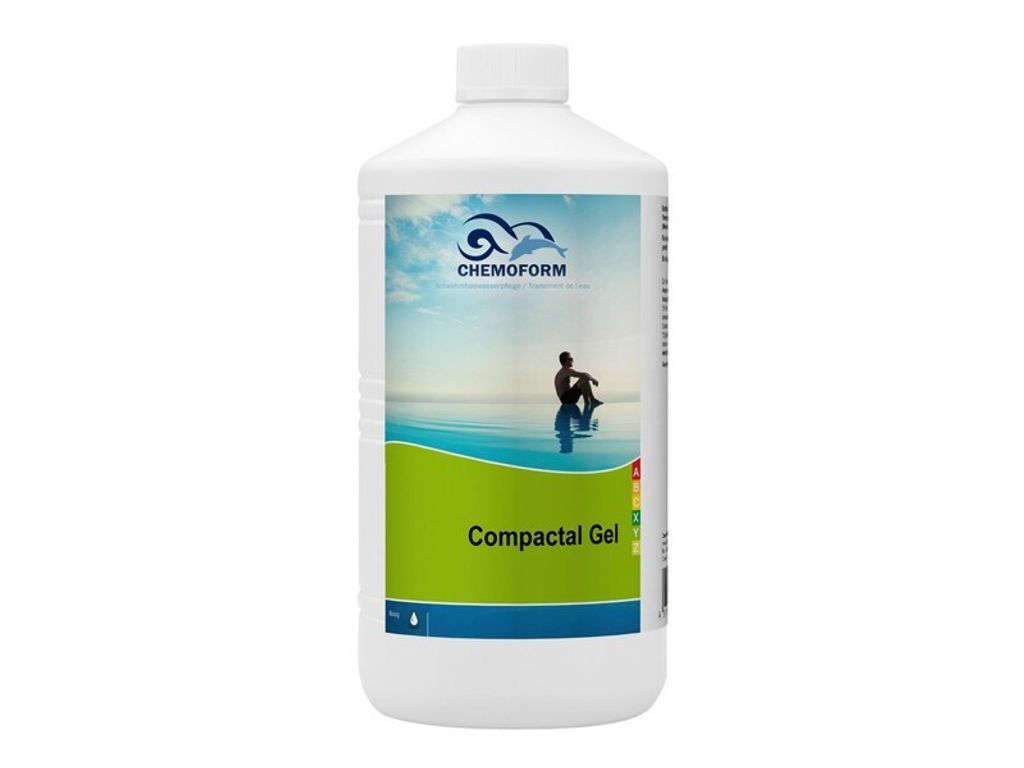 Chemoform Compactal Gel 1 l gegen Ablagerungen und Verschmutzungen am Beckenrand