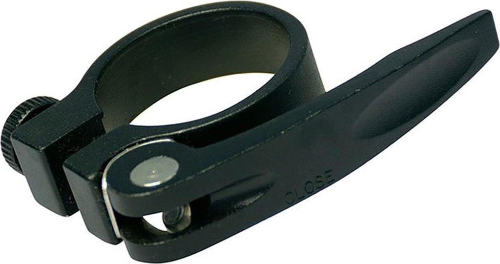 Babboe Sattelstützklemmring schwarz, mit Schnellspanner Produktbild 