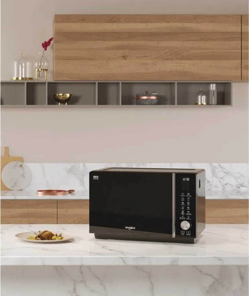 Micro-ondes Combiné Whirlpool ExtraSpace 25L pour Grands Plats Carrés - 9