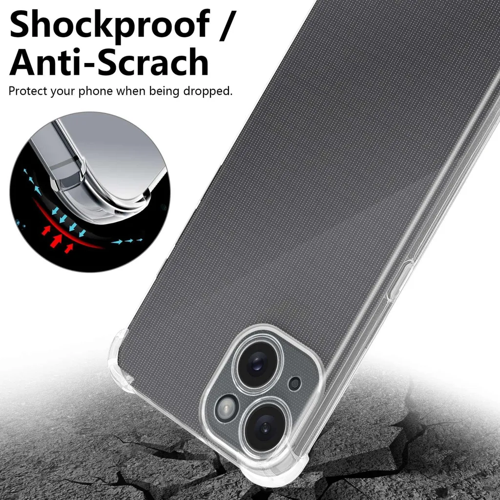 Custodia Trasparente Cadorabo iPhone 13 - Cover Silicone Invisibile - 4
