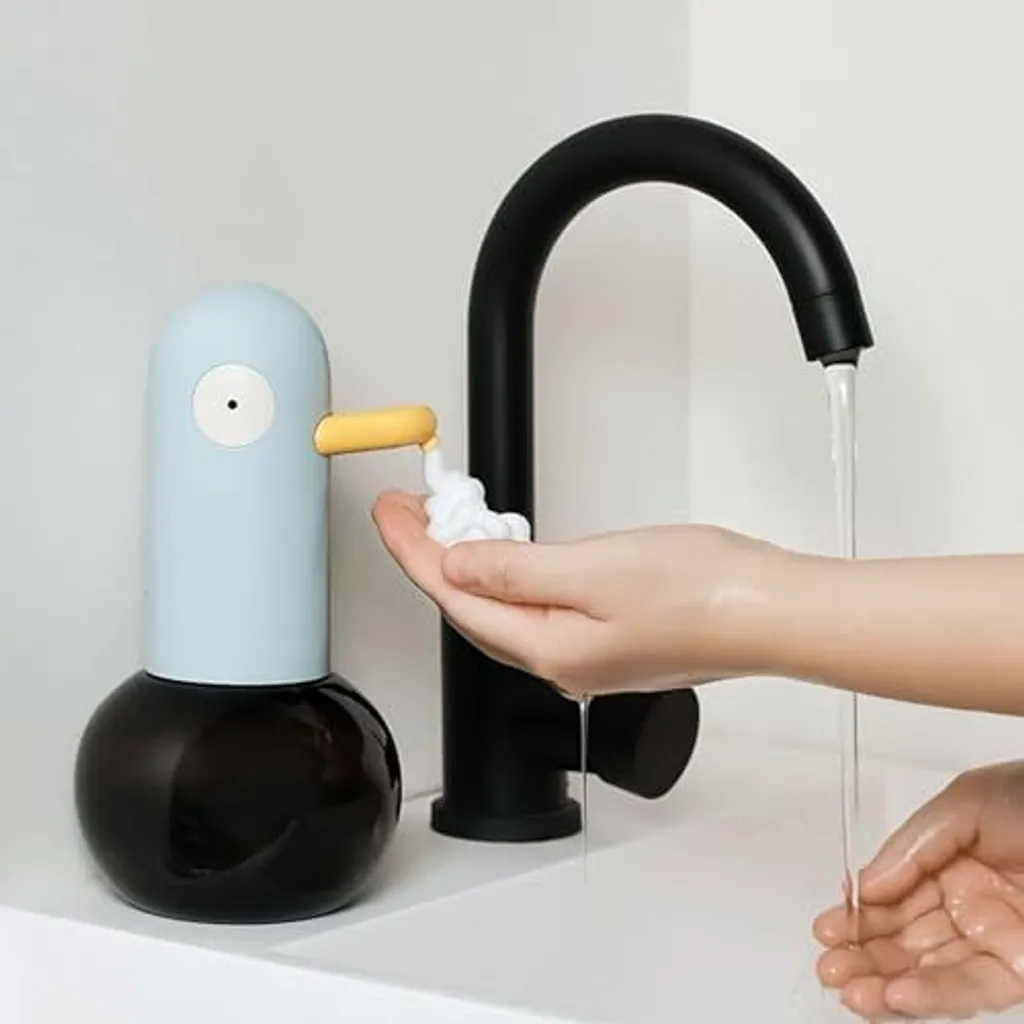Distributore Sapone Touchess Automatico Touchless 400ml Blu USB - 3