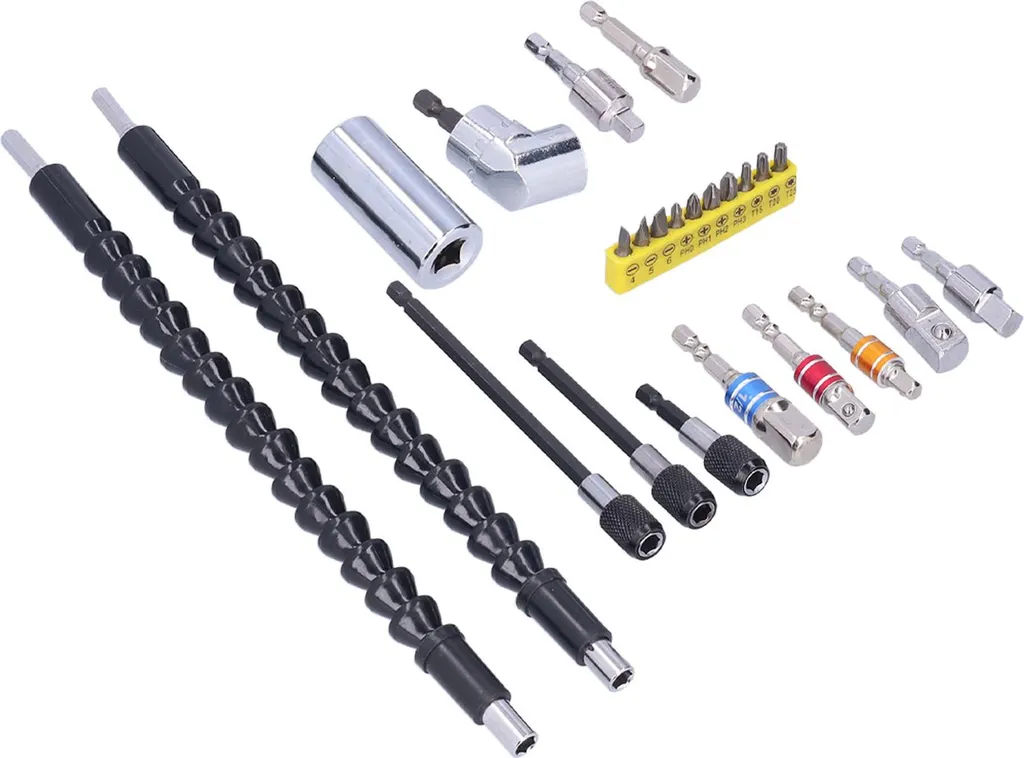 Rallonge Pliable Flexible Inox 90 Degrés, Pour Perceuse Visseuse