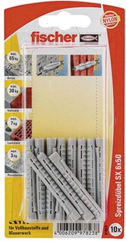 Fischer Dübel SX 6x50 K (10), 097823