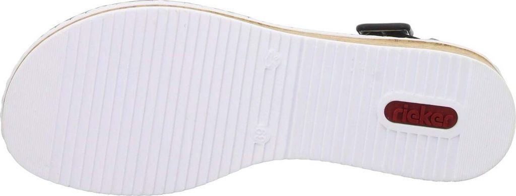 Rieker Damen Sandalen geschlossene Ferse Klettverschluss Produktbild 12