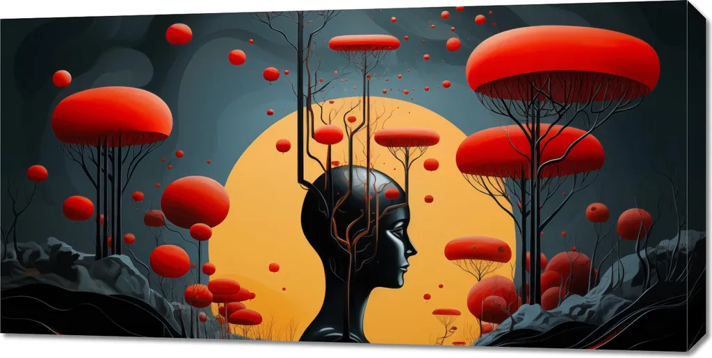 Quadro 100x50 cm Pensieri